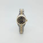 Rolex Lady-Datejust 69173 (Unknown (random serial)) - Grey dial 26 mm Gold/Steel case (2/8)