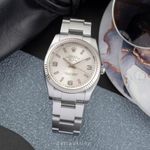 Rolex Air-King 114234 (Unknown (random serial)) - Silver dial 34 mm Steel case (3/8)