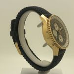 Breitling Montbrillant Olympus H19340 (2005) - Black dial 43 mm Rose Gold case (4/8)