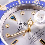 Rolex Submariner Date 16613 (1993) - Grey dial 40 mm Gold/Steel case (2/8)