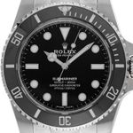 Rolex Submariner No Date 114060 (2015) - Black dial 40 mm Steel case (1/8)