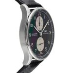 IWC Portuguese Chronograph IW371404 (Onbekend (willekeurig serienummer)) - Zwart wijzerplaat 41mm Staal (7/8)