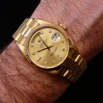 Rolex Day-Date 36 18038 (1987) - Gold dial 36 mm Yellow Gold case (1/4)