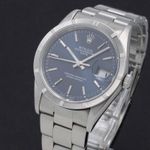 Rolex Oyster Perpetual Date 15210 (1999) - Blue dial 34 mm Steel case (5/6)