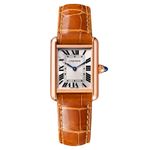 Cartier Tank Louis Cartier WGTA0010 (2025) - Zilver wijzerplaat 30mm Roségoud (1/1)