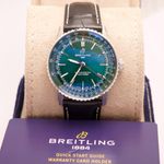 Breitling Navitimer A17329371L1P1 (2026) - Green dial 41 mm Steel case (1/5)