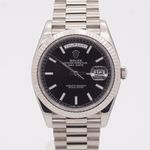 Rolex Day-Date 40 228239 (2018) - Black dial 40 mm White Gold case (3/8)