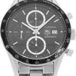 TAG Heuer Carrera Calibre 16 CV2010 (2009) - 41mm Staal (1/5)