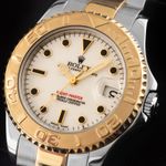 Rolex Yacht-Master 168623 (1998) - White dial 35 mm Gold/Steel case (3/8)
