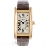 Cartier Tank Américaine W2607456 (2018) - Zilver wijzerplaat 35mm Roségoud (1/6)