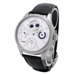 IWC Portuguese Perpetual Calendar IW502111 (2003) - Silver dial 44 mm Platinum case (2/8)