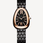 Bulgari Serpenti 103704 (2023) - Black dial 33 mm Gold/Steel case (1/8)