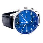 IWC Portuguese Chronograph IW371606 (2020) - Blue dial 41 mm Steel case (8/8)