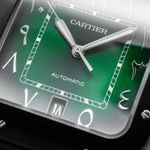 Cartier Santos WSSA0055 (2024) - Green dial 40 mm Steel case (3/6)