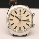 Omega Vintage 146.009 (1969) - Zilver wijzerplaat 35mm Staal (7/8)