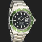 Rolex Submariner Date 16610LV (2003) - Zwart wijzerplaat 40mm Staal (4/8)