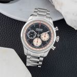 Union Glashütte Belisar Chronograph D009.427.16.052.00 (Unknown (random serial)) - Black dial 45 mm Steel case (1/8)