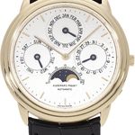 Audemars Piguet Quantieme Perpetual Calendar 25657BA (1988) - White dial 36 mm Yellow Gold case (2/5)