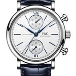 IWC Portofino Chronograph IW391407 (2024) - Silver dial 39 mm Steel case (1/1)