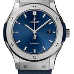 Hublot Classic Fusion Blue 542.NX.7170.RX (2025) - Blue dial 42 mm Titanium case (1/1)