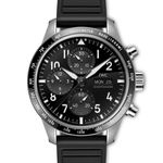 IWC Pilot Chronograph IW388305 (2024) - Zwart wijzerplaat 43mm Titanium (1/1)