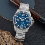 Longines HydroConquest L3.782.4.96.6 (Onbekend (willekeurig serienummer)) - Blauw wijzerplaat 43mm Staal (3/8)
