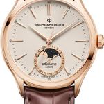 Baume & Mercier Clifton M0A10736 (2026) - Geel wijzerplaat 39mm Roségoud (1/1)