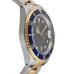 Rolex Submariner Date 16613 (1988) - Blauw wijzerplaat 40mm Goud/Staal (6/8)