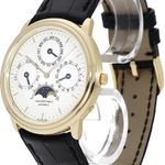 Audemars Piguet Quantieme Perpetual Calendar 25657BA (1988) - White dial 36 mm Yellow Gold case (3/5)