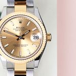 Rolex Datejust 31 278273 (2023) - 31 mm Gold/Steel case (5/8)