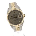 Rolex Datejust 36 16233 (1994) - Grijs wijzerplaat 36mm Goud/Staal (1/6)