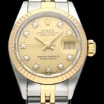 Rolex Lady-Datejust 69173G (1991) - 26mm Goud/Staal (1/8)
