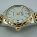 Rolex Datejust - (1985) - White dial 36 mm Gold/Steel case (5/7)