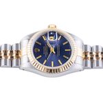 Rolex Lady-Datejust 69173 (1987) - Blauw wijzerplaat 26mm Goud/Staal (5/8)
