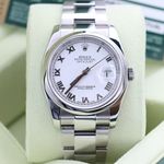 Rolex Datejust 36 116200 (Unknown (random serial)) - White dial 36 mm Steel case (3/8)