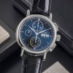 IWC Portofino Chronograph IW378303 (Unknown (random serial)) - Black dial 41 mm Steel case (3/8)