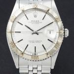 Rolex Datejust Turn-O-Graph 1625 (1971) - Zilver wijzerplaat 36mm Staal (1/7)