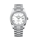 Rolex Day-Date 40 228396TBR (2025) - Zilver wijzerplaat 40mm Platina (1/1)