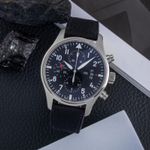 IWC Pilot Chronograph IW377701 (2014) - Black dial 43 mm Steel case (1/8)