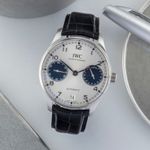 IWC Portuguese Automatic IW500706 (Onbekend (willekeurig serienummer)) - Zilver wijzerplaat 42mm Staal (1/8)