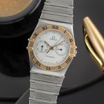 Omega Constellation 396.1070 (1986) - Wit wijzerplaat 32mm Goud/Staal (3/8)