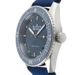 Blancpain Fifty Fathoms Bathyscaphe 5100-1140-052A (Unknown (random serial)) - Blue dial 39 mm Steel case (6/8)