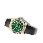 Rolex Sky-Dweller 336238 (2025) - Black dial 42 mm Yellow Gold case (5/6)