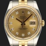 Rolex Datejust 36 116233 (2011) - 36mm Goud/Staal (2/8)