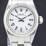 Rolex Oyster Perpetual 67194 (1988) - White dial 26 mm Steel case (1/7)