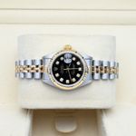 Rolex Lady-Datejust 79173 (2001) - Zwart wijzerplaat 26mm Goud/Staal (5/6)