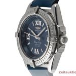 Breitling Wings Lady A67350 (2001) - Blue dial 31 mm Steel case (6/8)