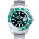 Rolex Submariner Date 116610LV (Onbekend (willekeurig serienummer)) - Groen wijzerplaat 40mm Staal (3/8)