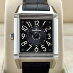 Jaeger-LeCoultre Reverso Squadra Lady Duetto Q7058420 (2011) - Zilver wijzerplaat 42mm Staal (7/8)