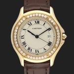 Cartier Cougar 887905 (Unknown (random serial)) - White dial 33 mm Yellow Gold case (3/7)